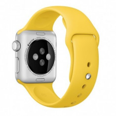 Curea pentru Apple Watch 38 mm Silicon iUni Orange MediaTech Power foto