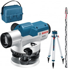 Nivela optica Bosch GOL 20 + trepied BT 160 + mira GR 500 Expert Tools foto