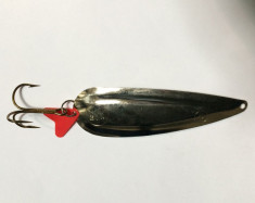 Lingurita OSCILANTA NICHELATA MARE PALEASCA KILLER 23G Fishing Hunting foto