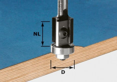 Freza pentru muchii/ caneluri HW coada 8 mm, cu pozitie indexata HW S8 D19/20WM Z2 Festool Expert Tools foto