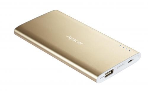 Acumulator USB portabil power bank 5000mAh cu card microSD de 16GB, Apacer foto mare Acumulator USB portabil power bank 5000mAh cu card microSD de 16GB, Apacer foto mare
