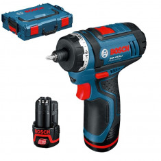 Surubelnita cu acumulator Bosch GSR 10,8 V-LI HEX 2 x 2,0 Ah L-BOXX Expert Tools foto