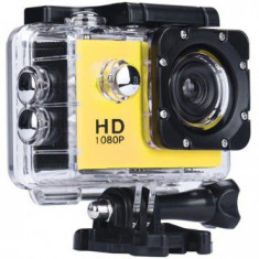 Camera Sport iUni Dare 50i HD 1080P, 12M, Waterproof, Galben MediaTech Power foto