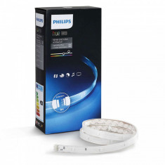 Iluminat Inteligent Smart Home Extensie Banda LED Philips Hue LightStrip Plus 1m Control Wireless foto
