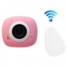 Camera Sport iUni Dare G3i Pink, Full HD, WiFi, Telecomanda MediaTech Power foto