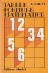 E. Rogai - Tabele si formule matematice foto