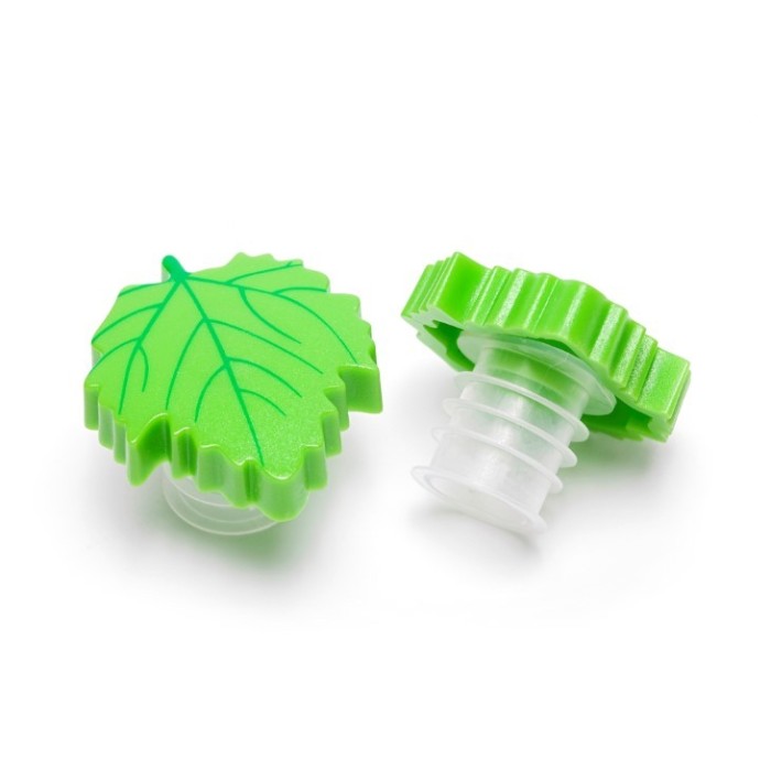 SET 2 DOPURI FRUNZA CU ANTIPICURATOR SI AERATOR Wine SoftDrink SET 2 DOPURI FRUNZA CU ANTIPICURATOR SI AERATOR Wine SoftDrink