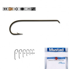 Carlig de pescuit la musca CIRLIG BRONZ,FORJAT,PENTRU MUSCA . Fishing Hunting foto