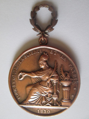 Medalia Asociatia Politehnica franceza 1884-1885 foto