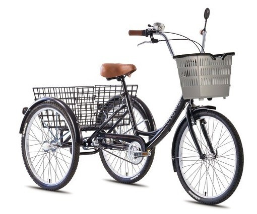 Tricicleta adulti Leader Fox Bormio - negru New Cycling | arhiva Okazii.ro