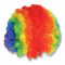 Peruca clown multicolora, par scurt cret, diametru 16 cm Digital Media
