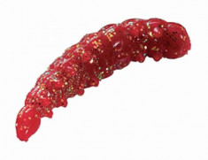 Naluca soft POWERBAIT HONEY WORMS RED SCALES 2,5CM Fishing Hunting foto