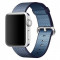 Curea pentru Apple Watch 42 mm iUni Woven Strap, Nylon, Midnight Blue MediaTech Power