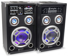 Set boxa activa KA-06 6.5&amp;quot; USB/RGB LED 2x60W RMS foto