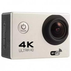 Camera Video Sport 4K iUni Dare 85i, WiFi, mini HDMI, 2 inch LCD, Argintiu + Sport Kit MediaTech Power foto
