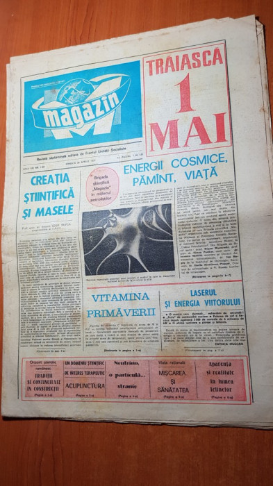 ziarul magazin 30 aprilie 1977-traiasca 1 mai muncitoresc