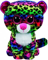 Jucarie De Plus Ty Beanie Boos Dotty The Leopard Multicolor Plush Toy 15Cm foto