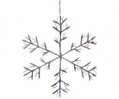 Decoratiune luminoasa suspendabila pentru exterior Snowflake foto