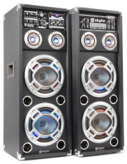 Set boxa activa KA-26 2x 6.5&amp;quot; USB/RGB LED 2x100W RMS foto