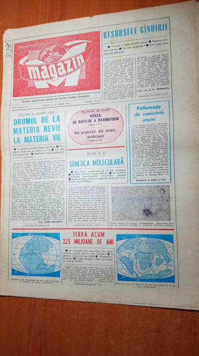 ziarul magazin 14 octombrie 1978