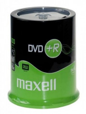 DVD+R 4.7GB, 16x, 100buc pe folie Maxell foto