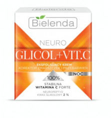 NEURO GLICOL+ VIT. C Crema exfolianta-corectoare de noapte 50 ml - NVS-195382 Pure Sensation foto