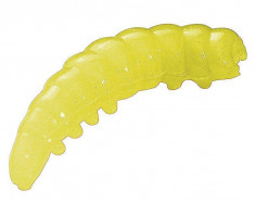 Naluca soft POWERBAIT HONEY WORMS HOT YELLOW 2,5CM Fishing Hunting foto