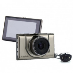 Camera auto DVR iUni Dash 100H, Dual Cam, Full HD, WDR, 170 grade, by Anytek MediaTech Power foto