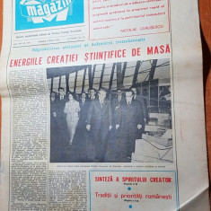 ziarul magazin 8 aprilie 1978-saptamana stiintei si tehnicii romanesti