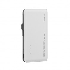 Baterie externa Quick Charge 12000 mAh si USB / micro USB Alb SMART Gadget foto