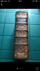 Biblie foarte veche 1710 Latina foto