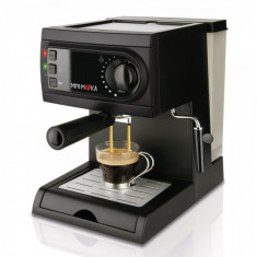 Espressor cafea Minimoka CM 1622 Black 1050 W Capacitate 1.25L detasabil Presiune 15 Bar MiniMoca foto