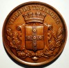 5.292 MEDALIE FRANTA VILLE DE TOURCOING 1883 46mm CUPRU, Europa