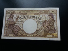 bancnote romanesti 2000lei martie 1945 rara foto