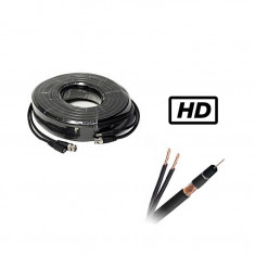 Cablu Alimentare + Video Plug and Play 18 Metri Cupru pentru Camere HD foto