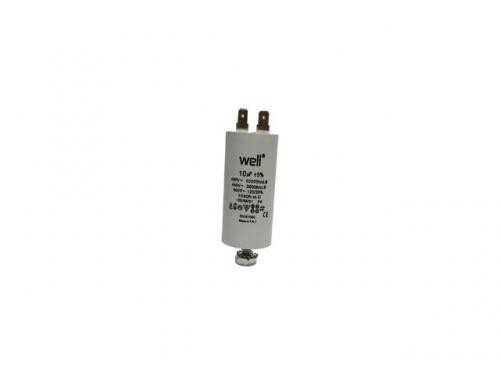 Condensator pornire motor 400V 10uF cu pin, Well Condensator pornire motor 400V 10uF cu pin, Well