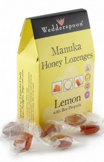 Bomboane (Dropsuri) cu Miere de Manuka, Lamaie si Propolis 120g - NVS-WED144 Pure Sensation foto