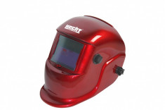 Hecht 900204 Masca sudura rosie cu indicator pentru baterie descarcata, 0.49 kg Power HighTools foto