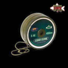 Fir de pescuit la musca FIR LEAD CORE PRO TEAM CARP 5M/60LBS Fishing Hunting foto