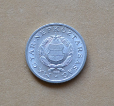 Moneda - 1 Forint 1989 Aluminiu - Ungaria Budapesta #712 foto