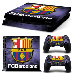 Skin / Sticker FCB Barcelona Playstation 4 PS4 FAT /SLIM / PRO + 2 Skin +BONUS foto