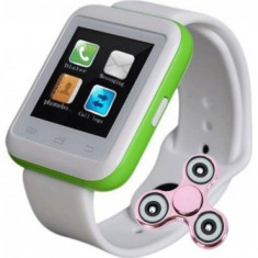 Smartwatch iUni U900i Plus, Bluetooth, LCD 1.44 Inch, Verde + Cadou Spinner MediaTech Power foto