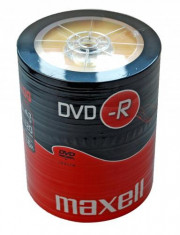 DVD-R 4.7GB, 16x, 100buc pe fole, Maxell foto