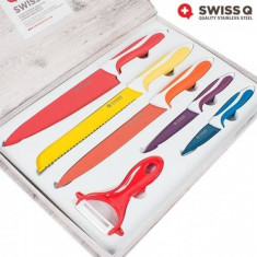 Set de 6 cutite ceramice SWISS Q Funny Gift foto