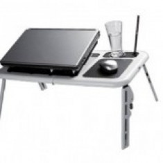 E-Table - masa suport cu 2 coolere cu, suport pahar si mouse pad incluse BestPrice foto