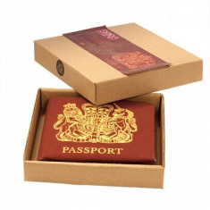 Portofel original UK PASSPORT Funny Gift foto