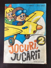 Jocuri, jucarii 2 - D. Dobrica , Stela Cretu, 1981, partial colorata foto