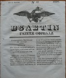 Ziarul Buletin , gazeta oficiala a Principatului Valahiei , nr. 17 , 1839