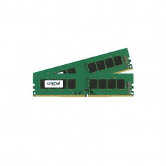 Memorie Crucial NON-ECC UDIMM 16GB DDR4 2400 MHz 1.2v CL17 Dual Ranked x8 Dual Channel Kit foto