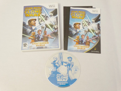Joc Nintendo Wii - Star Wars The Clone Wars Lightsaber Duels foto